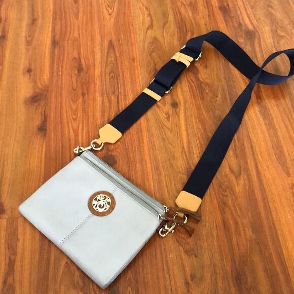 Brighton Sadie London Groove baby blue Cross body bag with Marc Jacobs strap - Picture 2 of 10